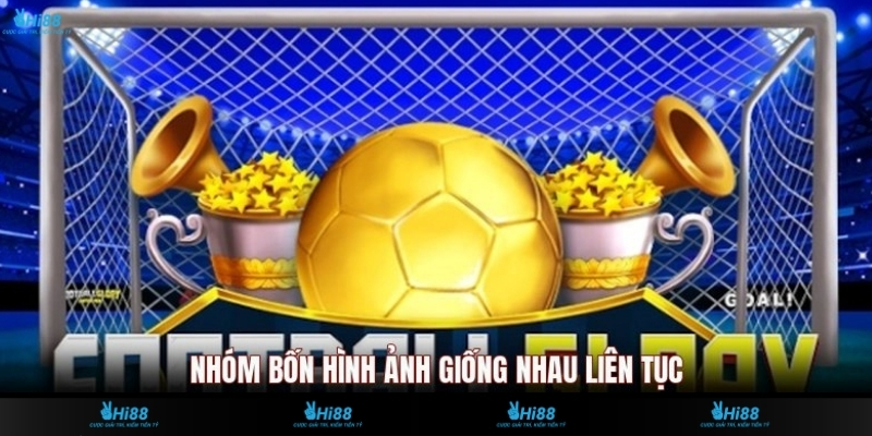 Nhóm bốn hình ảnh giống nhau liên tục