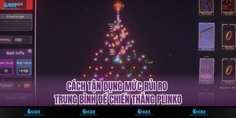 Cách Tận Dụng Mức Rủi Ro Trung Bình Để Chiến Thắng Plinko